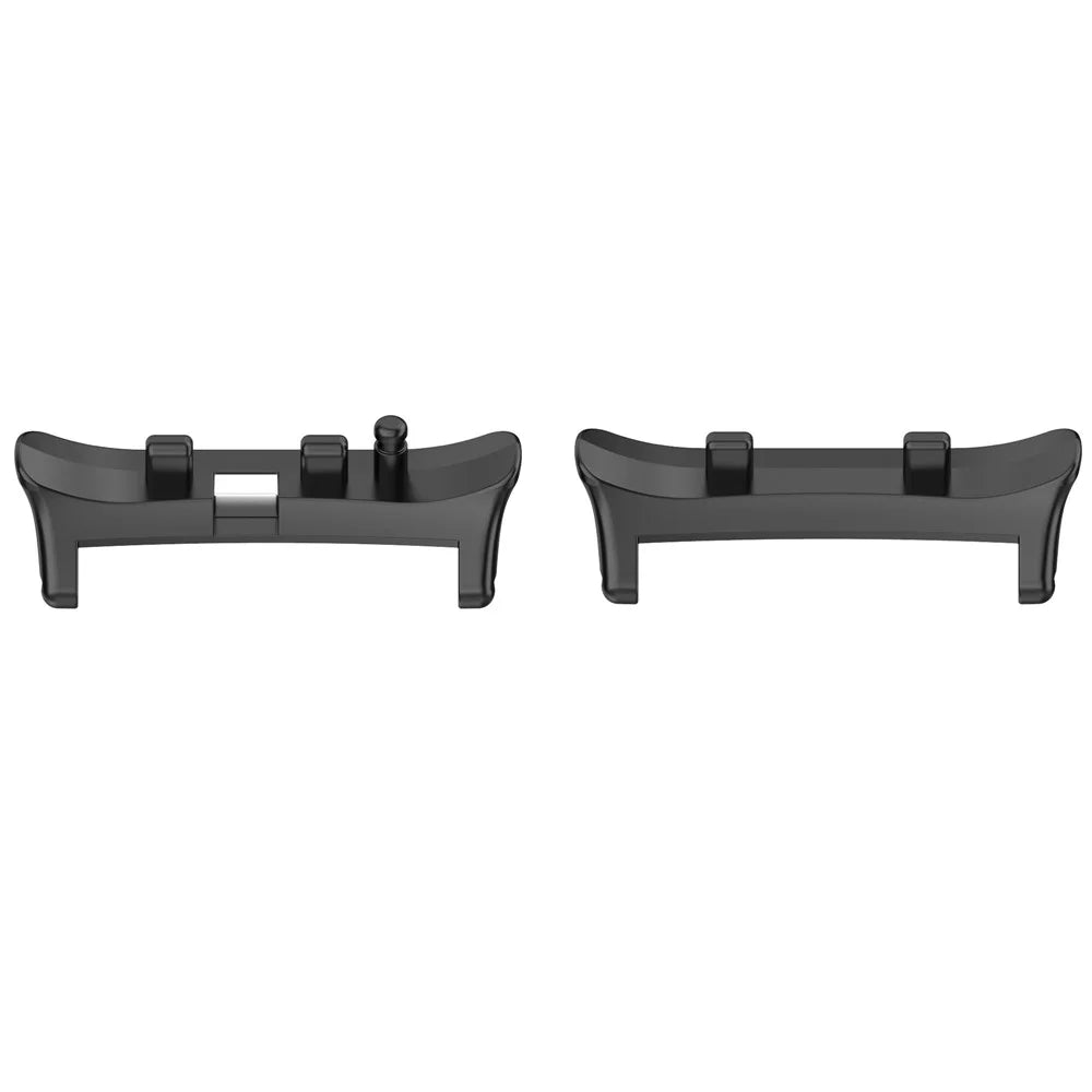 1 Pair for Huawei Watch D2 Watchband Connector Replacement Strap Metal Adapters - Black - 3