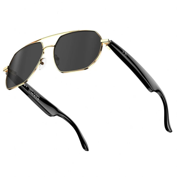 W100C AI Smart Glasses Audio Calls Real-Time Translation Voice Assistant Bluetooth-Compatible Music Playback Photo Capture Glasses - 2