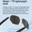 W100C AI Smart Glasses Audio Calls Real-Time Translation Voice Assistant Bluetooth-Compatible Music Playback Photo Capture Glasses - 6