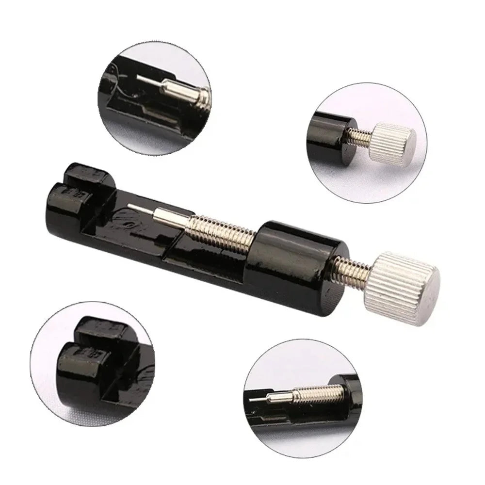 Watch Band Disassembly Tool for Apple Amazfit Samsung Huawei Fitbit Metal Strap Repair Adjustable Link Remover - Black - 3