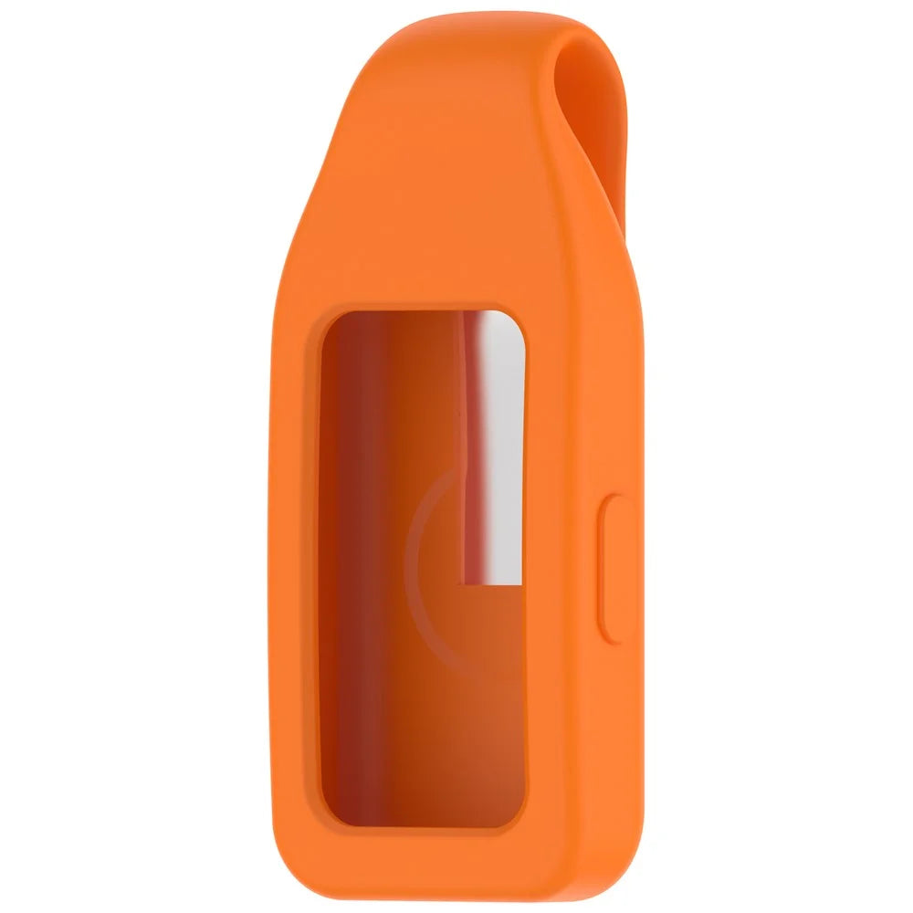For Huawei Band 10 / 9 / 8 Clip Buckle Replacement Case Smart Watch Silicone Cover - Orange - 4