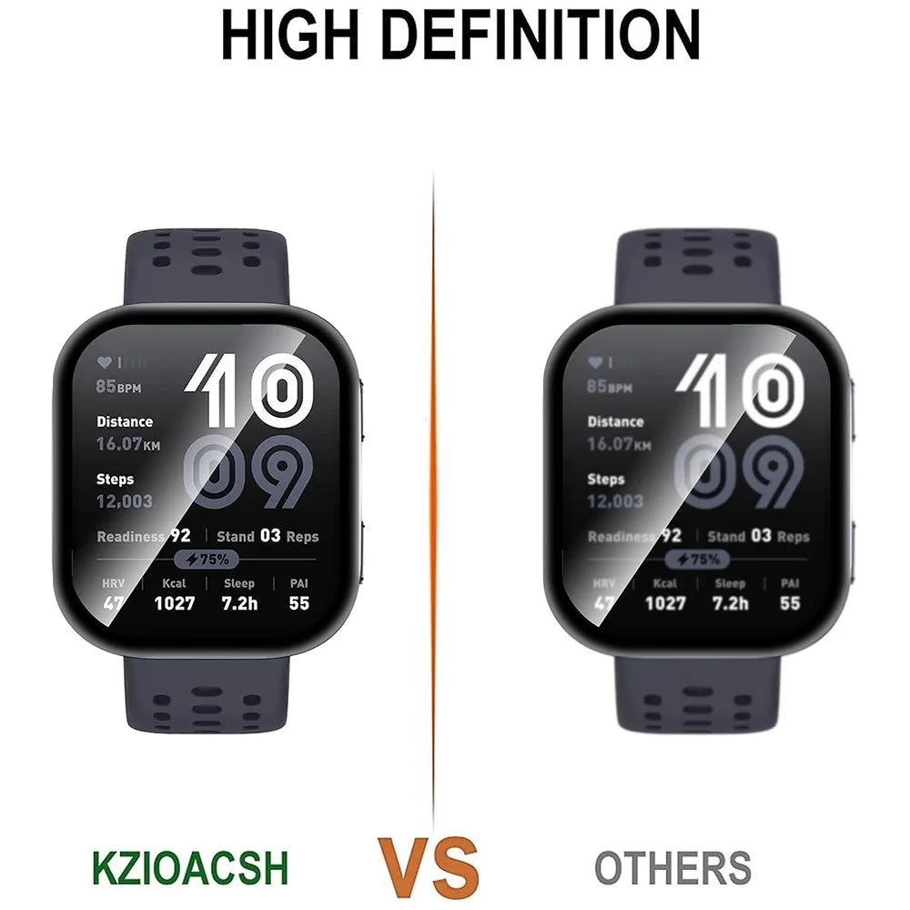 For Huami Amazfit Bip 6 Watch Film Anti-Scratch Film PET 3D Smartwatch Screen Protector - 5