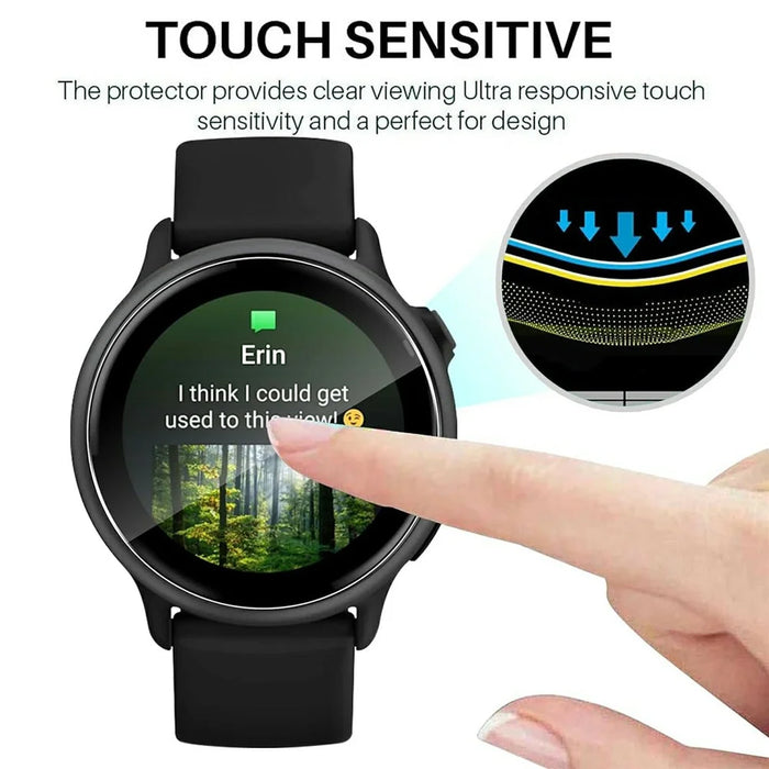 3Pcs For Garmin Vivoactive 6 TPU Watch Screen Protector Anti Scratch HD Clear Hydrogel Film - 3