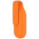 For Xiaomi Smart Band 10  /  9  /  8 Clip Buckle Replacement Case Smart Watch Silicone Cover Storage Holder - Orange - 6