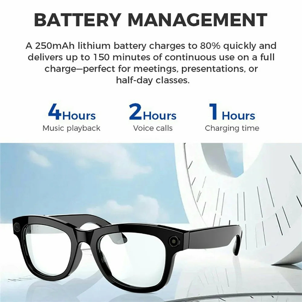 M01 Smart Bluetooth-Compatible Audio Sunglasses Call / Music Voice Assistant Real-Time Translation Glasses - M01-A - 7