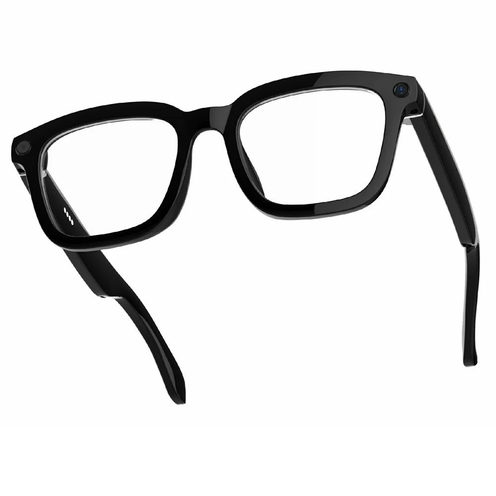 V03 Smart Glasses Wireless Real-Time Translation Glasses with AI Photography  /  Voice Calls  /  Music Playback - Blue Light - 2
