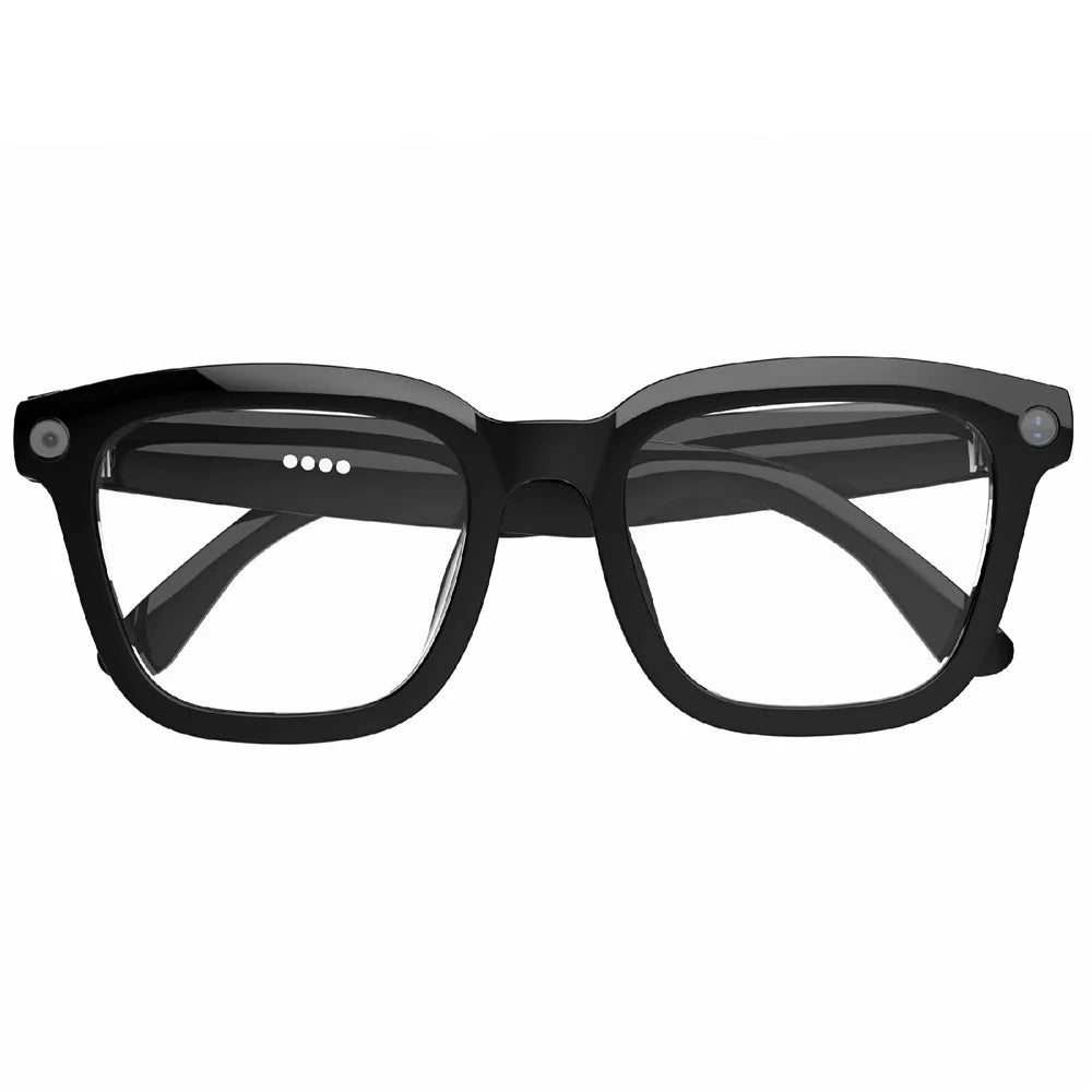 V03 Smart Glasses Wireless Real-Time Translation Glasses with AI Photography  /  Voice Calls  /  Music Playback - Blue Light - 3