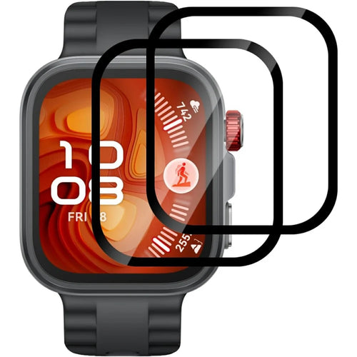 2Pcs For Huawei Watch Fit 4 Pro Watch Film Anti-Scratch PET 3D Smartwatch Screen Protector - 1