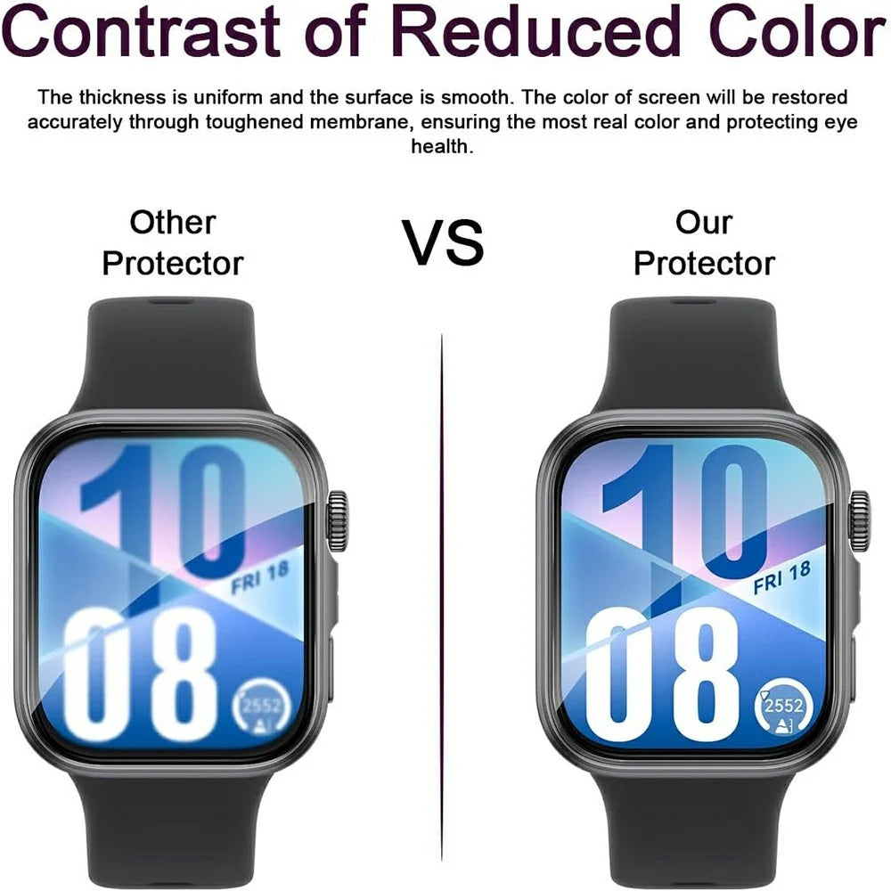 2Pcs For Huawei Watch Fit 4 Watch Film Anti-Scratch PET 3D Smartwatch Screen Protector - 2