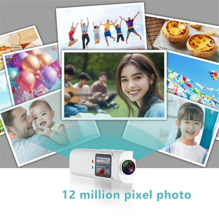 S110 First Person View Glasses Camera IPS Display WiFi APP Control 2.7K Ultra HD Video Recorder with 32G TF Card - White - 6
