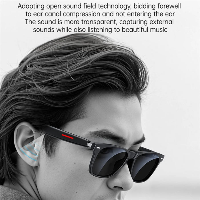 YESIDO IO35 Smart Music Sunglasses Bluetooth-Compatible Wireless IP54 Waterproof Hands-Free Calling Eyewear - 2