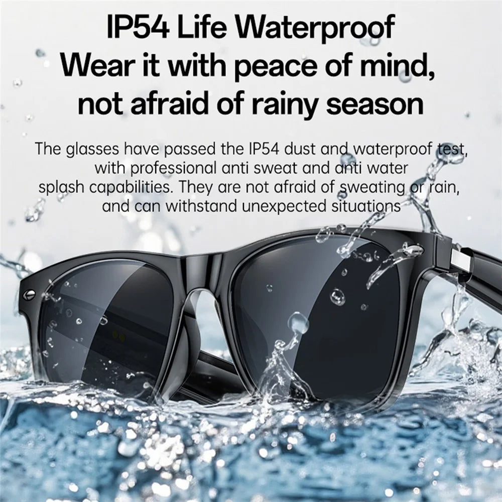 YESIDO IO35 Smart Music Sunglasses Bluetooth-Compatible Wireless IP54 Waterproof Hands-Free Calling Eyewear - 6