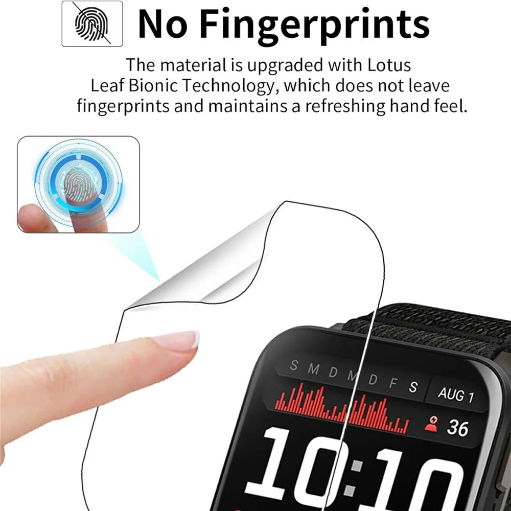 3Pcs For Garmin Venu X1 TPU Watch Screen Protector Anti Scratch HD Clear Hydrogel Film - 3