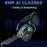 M01pro Smart AI 8MP Camera Glasses Waterproof Real-Time Translation Voice Call Music Glasses - Sunglasses - 5