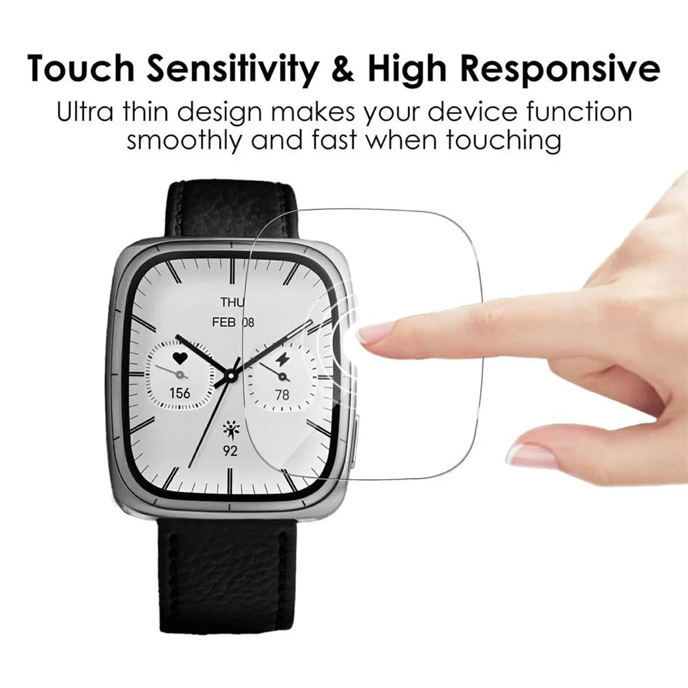 3Pcs For Huami Amazfit Active 2 Square TPU Watch Screen Protector Anti Scratch HD Clear Hydrogel Film - 6