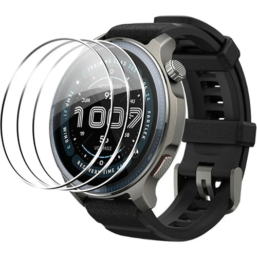 3Pcs For Huami Amazfit Balance 2 Tempered Glass Screen Protector HD Clear Watch Screen Film - 1