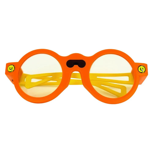 Children's Posture Correcting Smart Glasses Anti Blue Light Myopia Prevention Automatic Lens Dimming for Eye Protection - Orange - 1