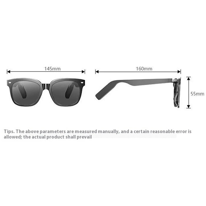 YJ008 Smart Audio Glasses with Bluetooth-Compatible Speaker Hands-Free Calling Music Playback Voice Assistant Sunglasses - 6