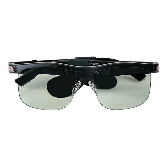 KRETA J21 Pro Smart Glasses Bluetooth-compatible Audio Open Ear Headphones Anti-Blue Light Anti-UV Lens - Black - 3