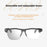 KRETA J21 Pro Smart Glasses Bluetooth-compatible Audio Open Ear Headphones Anti-Blue Light Anti-UV Lens - Black - 4