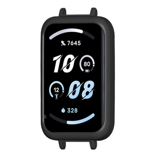For Honor Band 10 Watch Case Hollow PC Watch Protective Cover - Black - 1