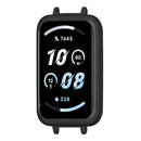 For Honor Band 10 Watch Case Hollow PC Watch Protective Cover - Black - 1