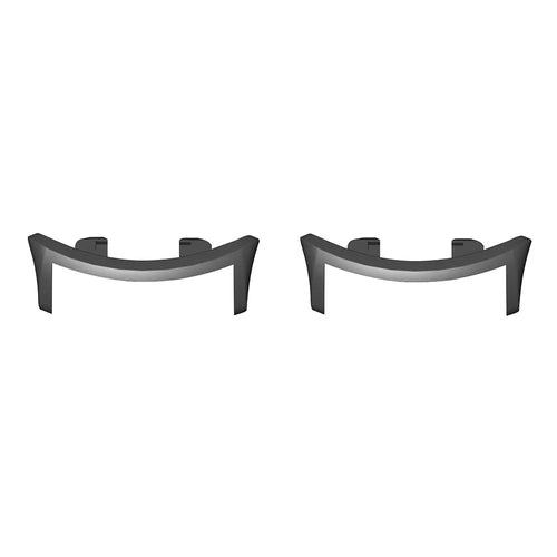 1 Pair For Honor Watch Fit Metal Watch Band Connectors Adapters 20mm Inner Diameter - Black - 1
