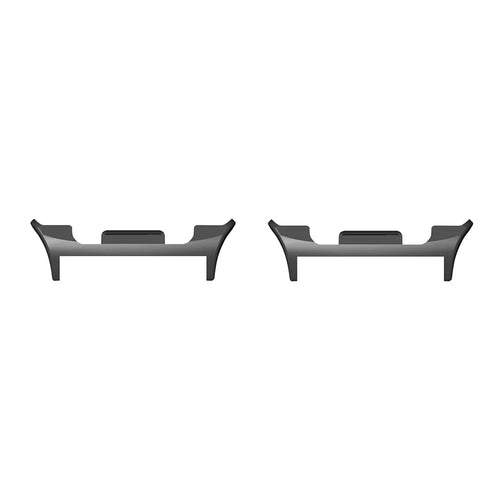 1 Pair Watch Band Connectors for Samsung Galaxy Watch8 44mm / 40mm / Watch8 Classic 46mm Adapter, 22mm Inner Diameter - Black - 1
