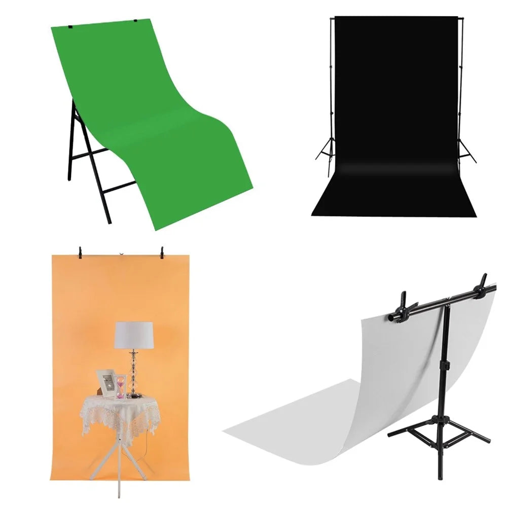 PULUZ PU5200 Photography Background Board 121cm x 58cm Matte  /  Smooth Waterproof Backdrop - Green - 6