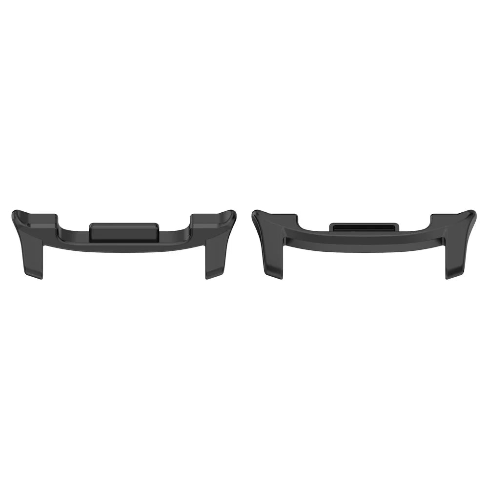 1 Pair 22mm Watch Band Adapter for Samsung Galaxy Watch8 Classic 46mm / Watch8 44mm / 40mm / Watch Ultra (2025) 47mm Zinc Alloy Connector - Black - 1