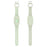 For Samsung Galaxy SmartTag2 Silicone Wristband Cartoon Waterproof Protective Case Holder - Green Mint Dinosaur - 1