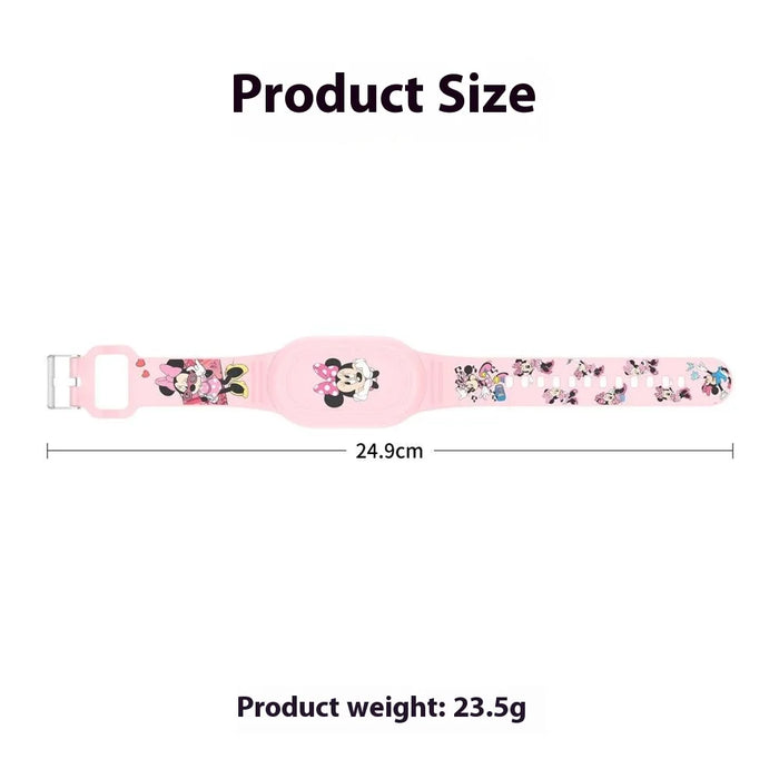 For Samsung Galaxy SmartTag2 Silicone Wristband Cartoon Waterproof Protective Case Holder - Green Mint Dinosaur - 7