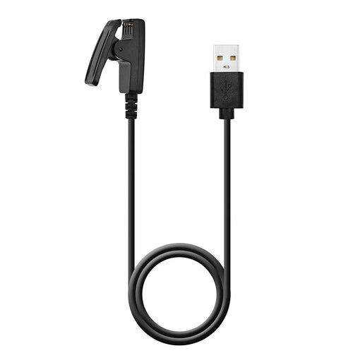 100cm Charging Cable For Garmin Forerunner 735XT / Forerunner 645 / 630 Watch Data Transfer Cord - USB / Black - 1