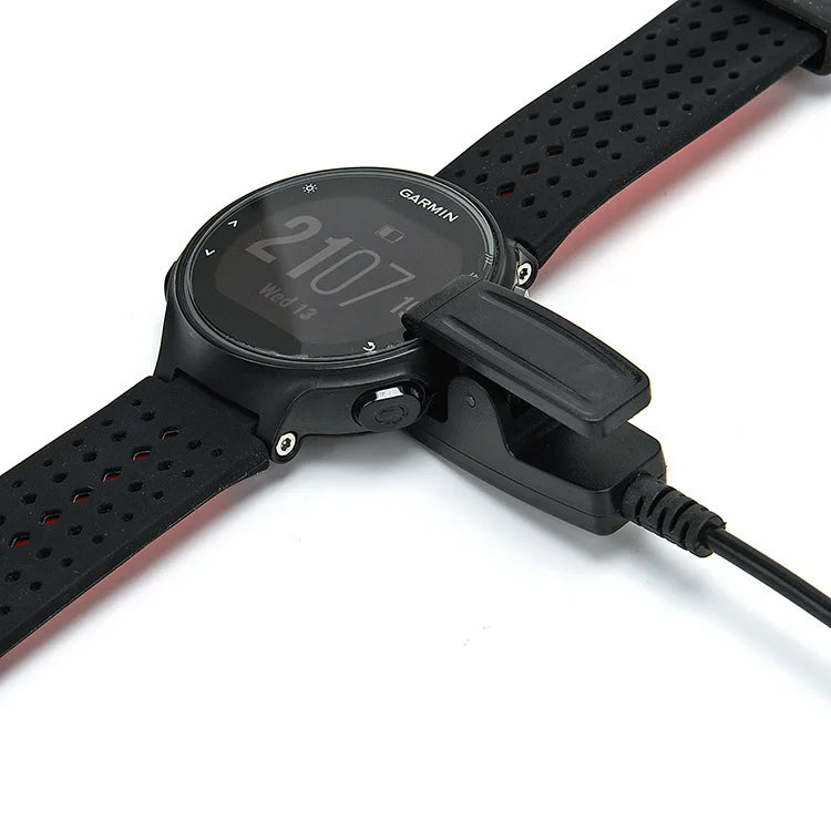 100cm Charging Cable For Garmin Forerunner 735XT / Forerunner 645 / 630 Watch Data Transfer Cord - USB / Black - 3