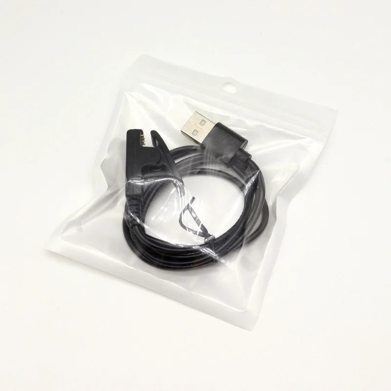 100cm Charging Cable For Garmin Forerunner 735XT / Forerunner 645 / 630 Watch Data Transfer Cord - USB / Black - 7