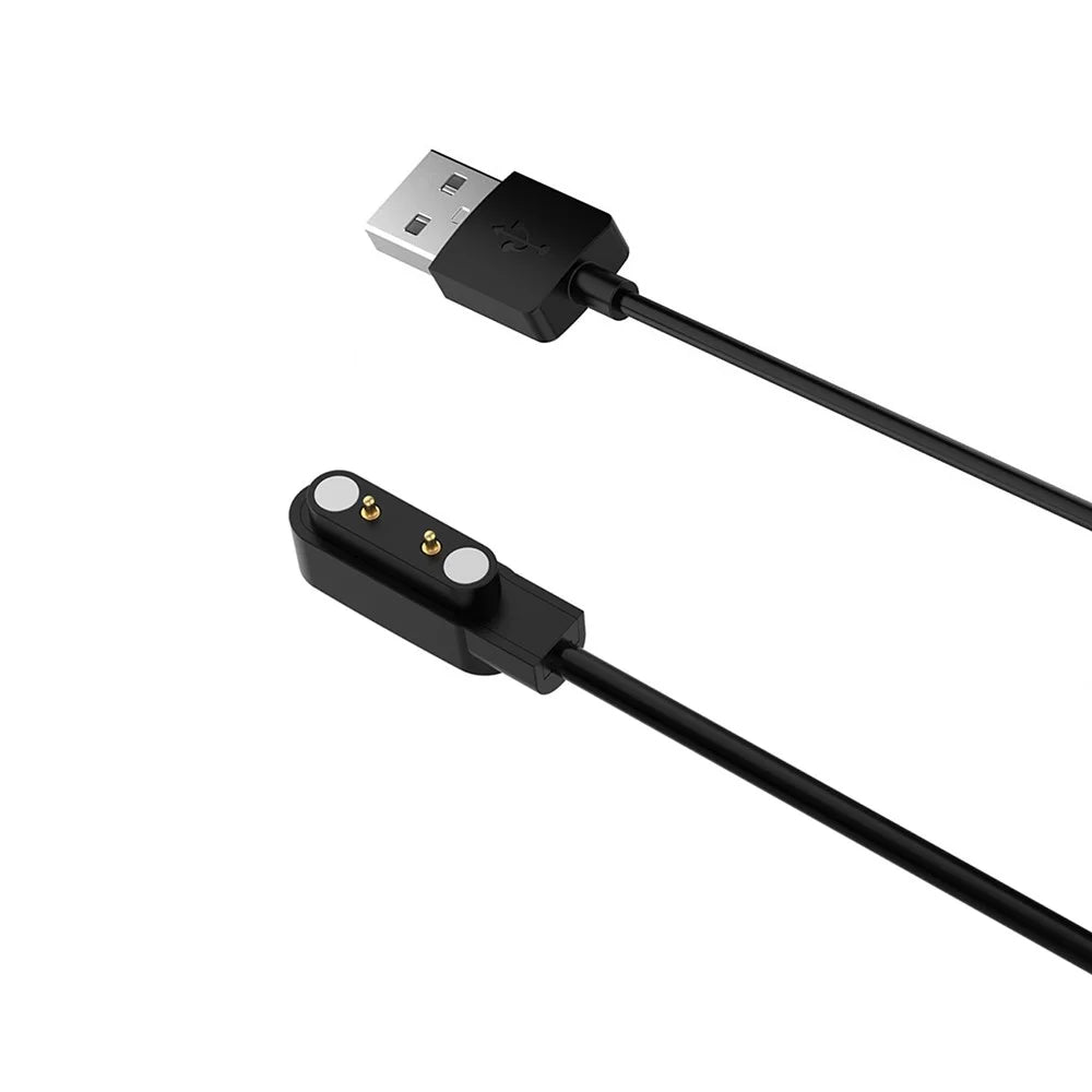 For Cosmo JrTrack 5 Kids Smart Watch Magnetic Charging Cable 60cm USB Watch Cord - Black - 4