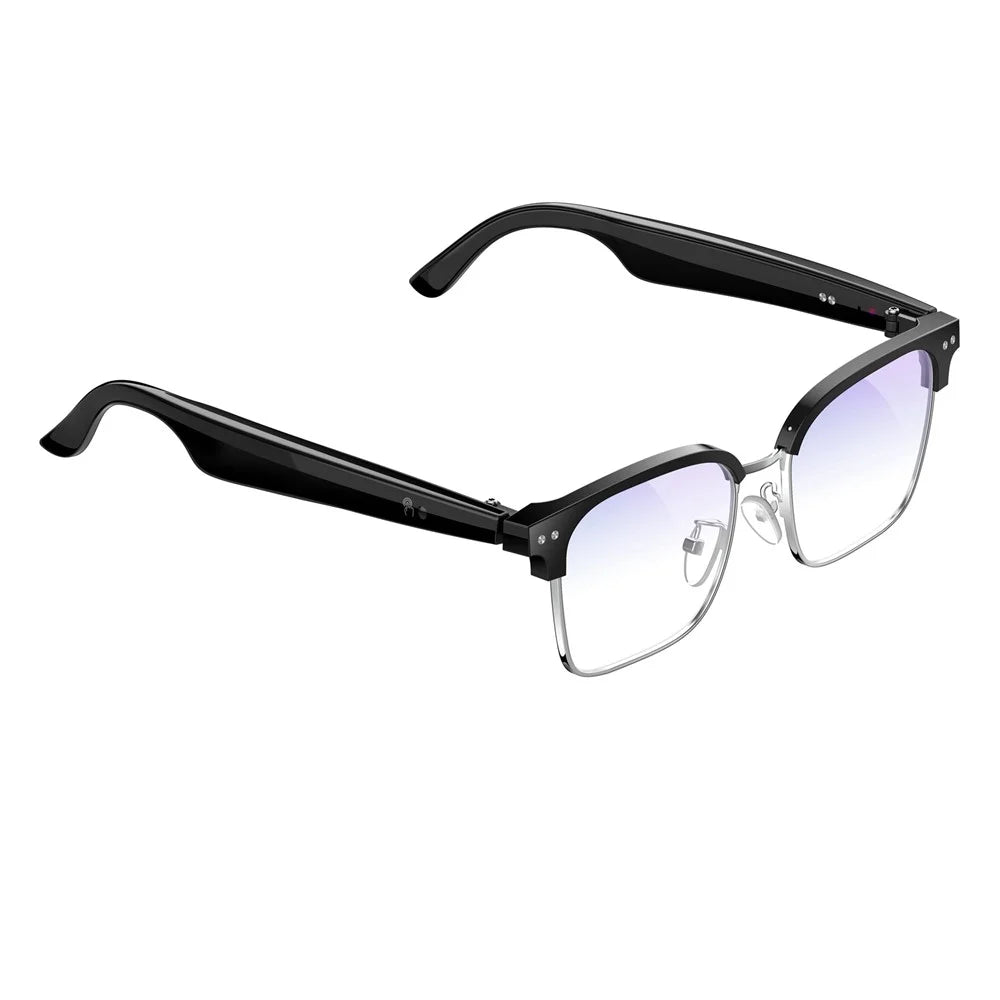 W100D AI BT Audio Smart Glasses Real-Time Translation  /  Voice Assistant  /  Music Playback - Anti Blue-Ray - 3