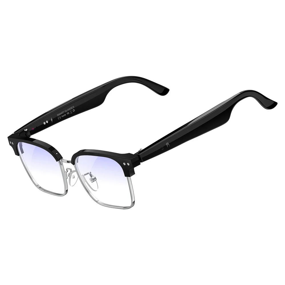 W100D AI BT Audio Smart Glasses Real-Time Translation  /  Voice Assistant  /  Music Playback - Anti Blue-Ray - 4