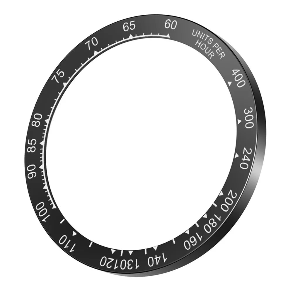 For Nothing CMF Watch Pro 2 Bezel Scale Design Hard PC Smart Watch Protective Ring - Black / White - 2