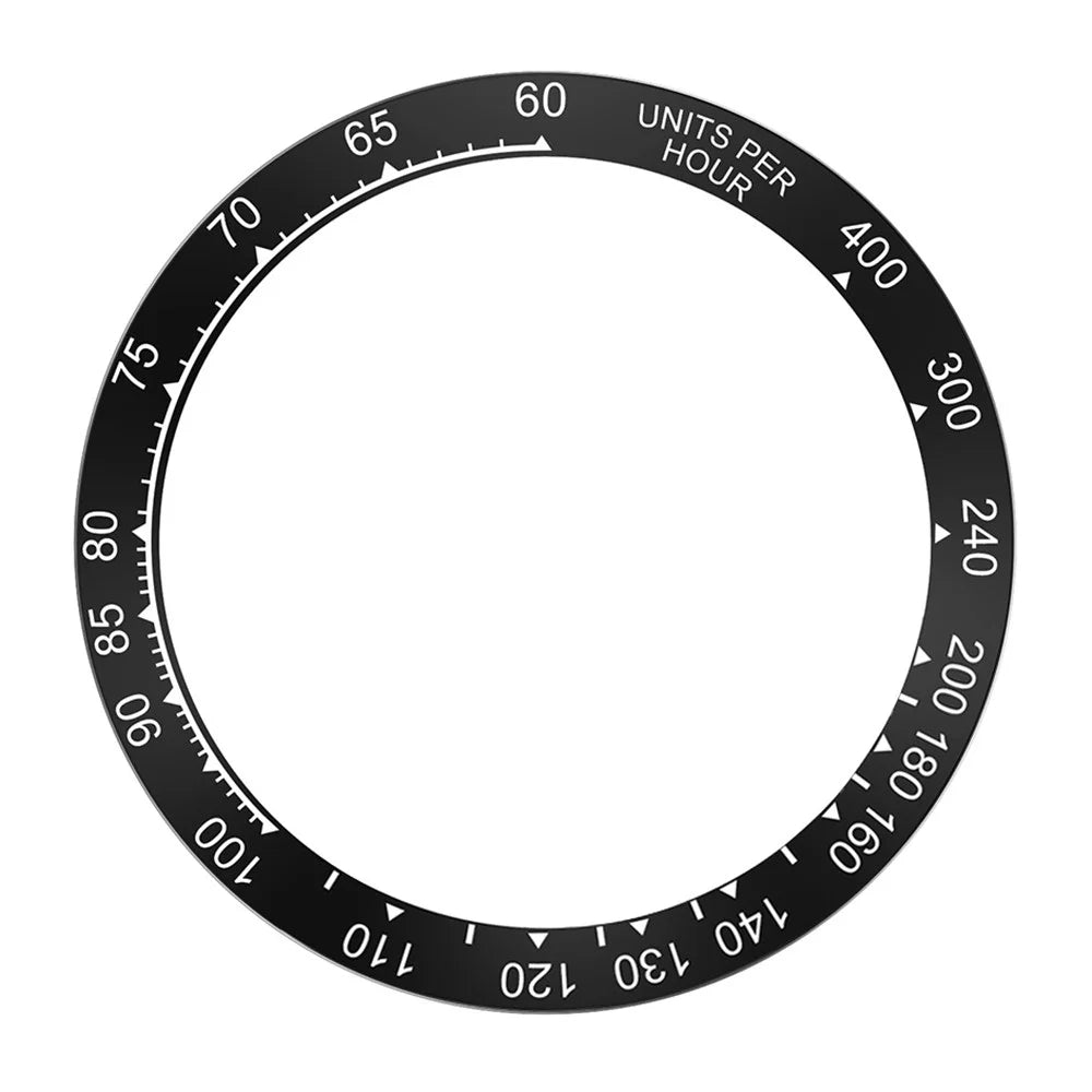 For Nothing CMF Watch Pro 2 Bezel Scale Design Hard PC Smart Watch Protective Ring - Black / White - 3