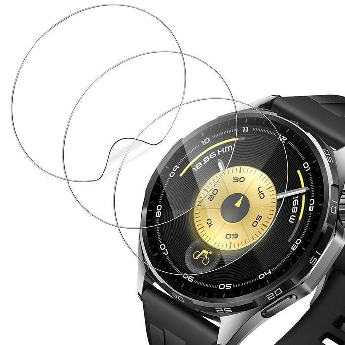 3Pcs For Huawei Watch GT 6 46mm TPU Watch Screen Protector Anti Scratch HD Clear Hydrogel Film - 1