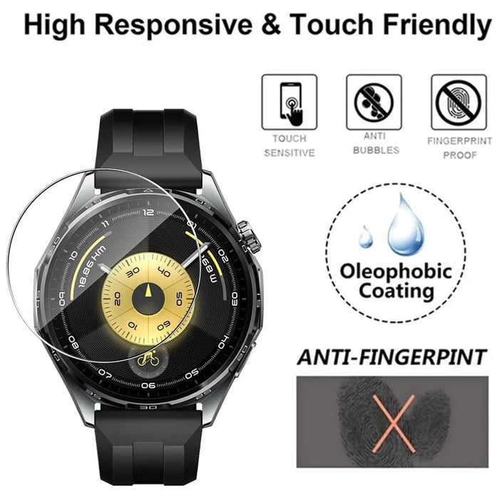 3Pcs For Huawei Watch GT 6 46mm TPU Watch Screen Protector Anti Scratch HD Clear Hydrogel Film - 4