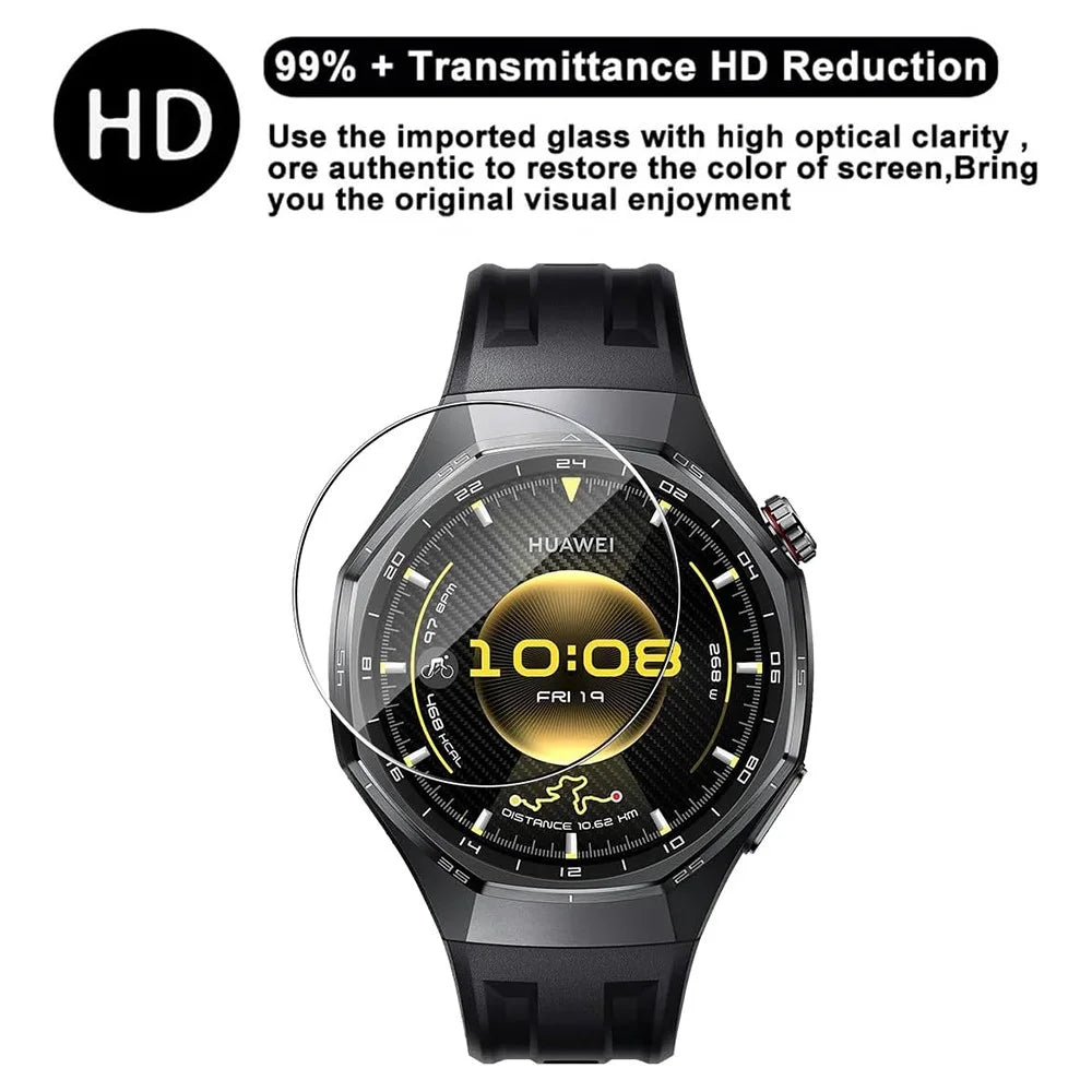 3Pcs For Huawei Watch GT 6 Pro 46mm Tempered Glass Screen Protector HD Clear Watch Screen Film - 3