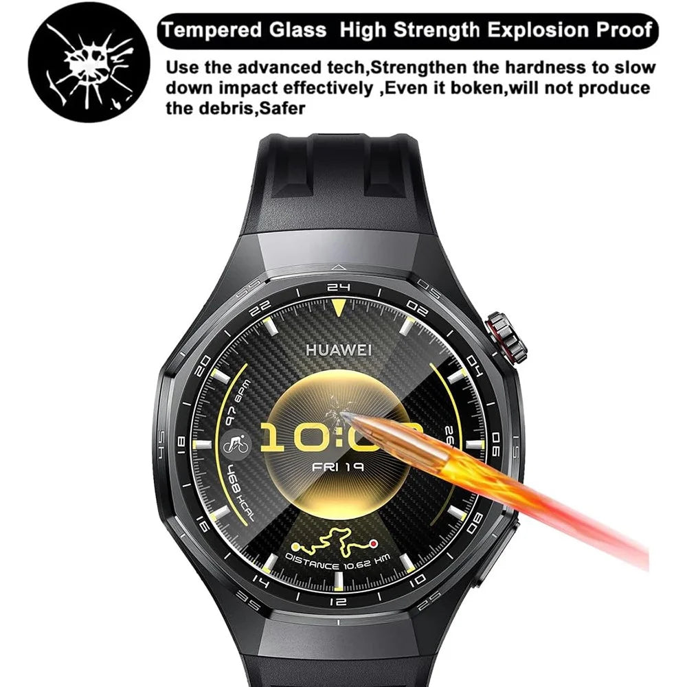3Pcs For Huawei Watch GT 6 Pro 46mm Tempered Glass Screen Protector HD Clear Watch Screen Film - 4