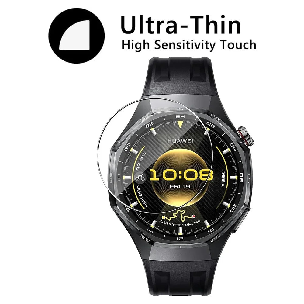 3Pcs For Huawei Watch GT 6 Pro 46mm Tempered Glass Screen Protector HD Clear Watch Screen Film - 5