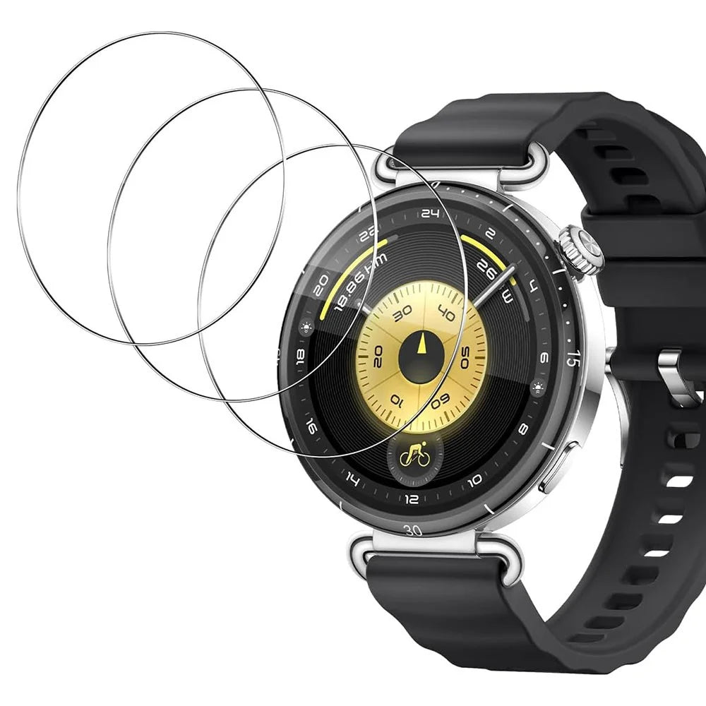 3Pcs For Huawei Watch GT 6 41mm Tempered Glass Screen Protector HD Clear Watch Screen Film - 1