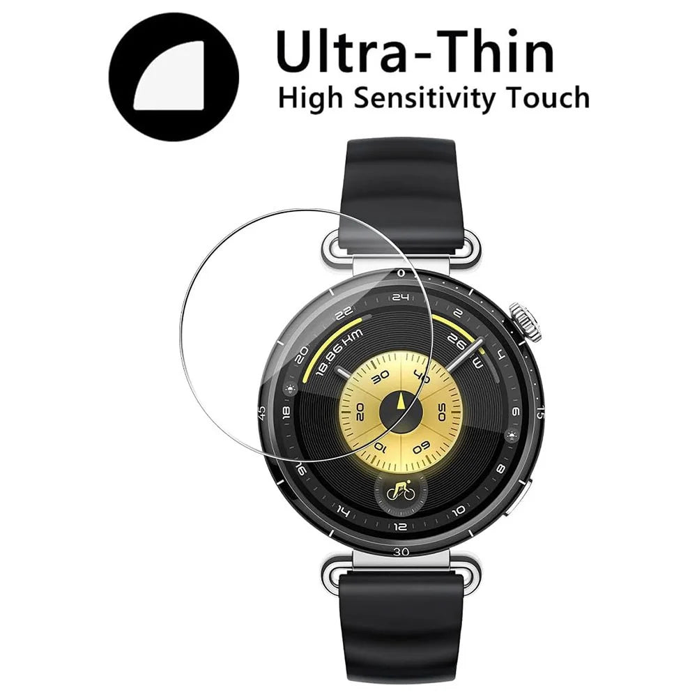 3Pcs For Huawei Watch GT 6 41mm Tempered Glass Screen Protector HD Clear Watch Screen Film - 4