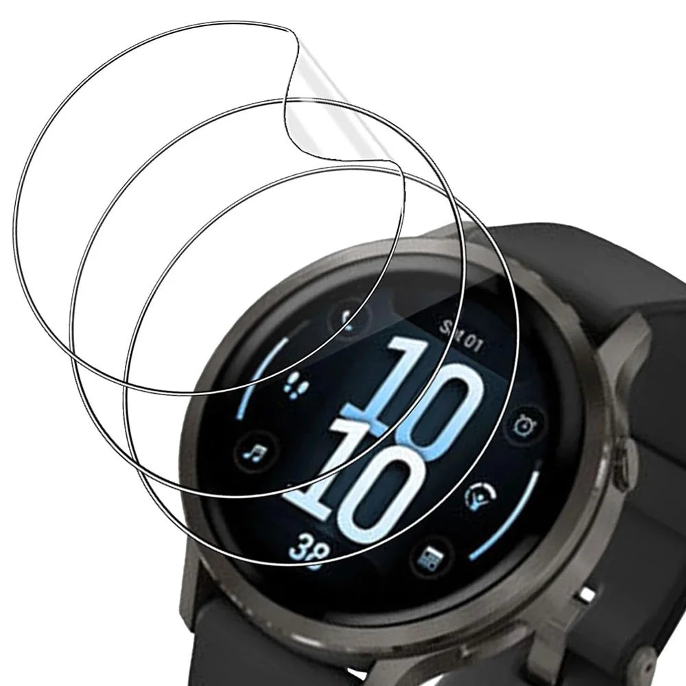 3Pcs For Garmin Venu 4 41mm TPU Watch Screen Protector Anti Scratch HD Clear Hydrogel Film - 1
