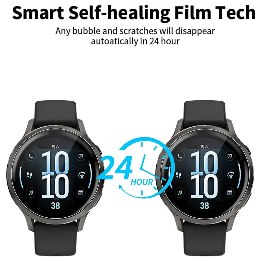 3Pcs For Garmin Venu 4 41mm TPU Watch Screen Protector Anti Scratch HD Clear Hydrogel Film - 3