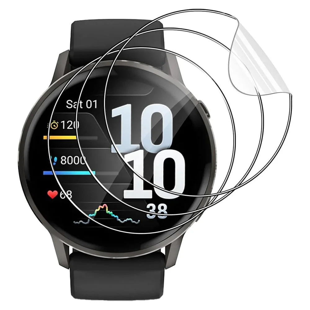 3Pcs For Garmin Venu 4 45mm TPU Watch Screen Protector Anti Scratch HD Clear Hydrogel Film - 1